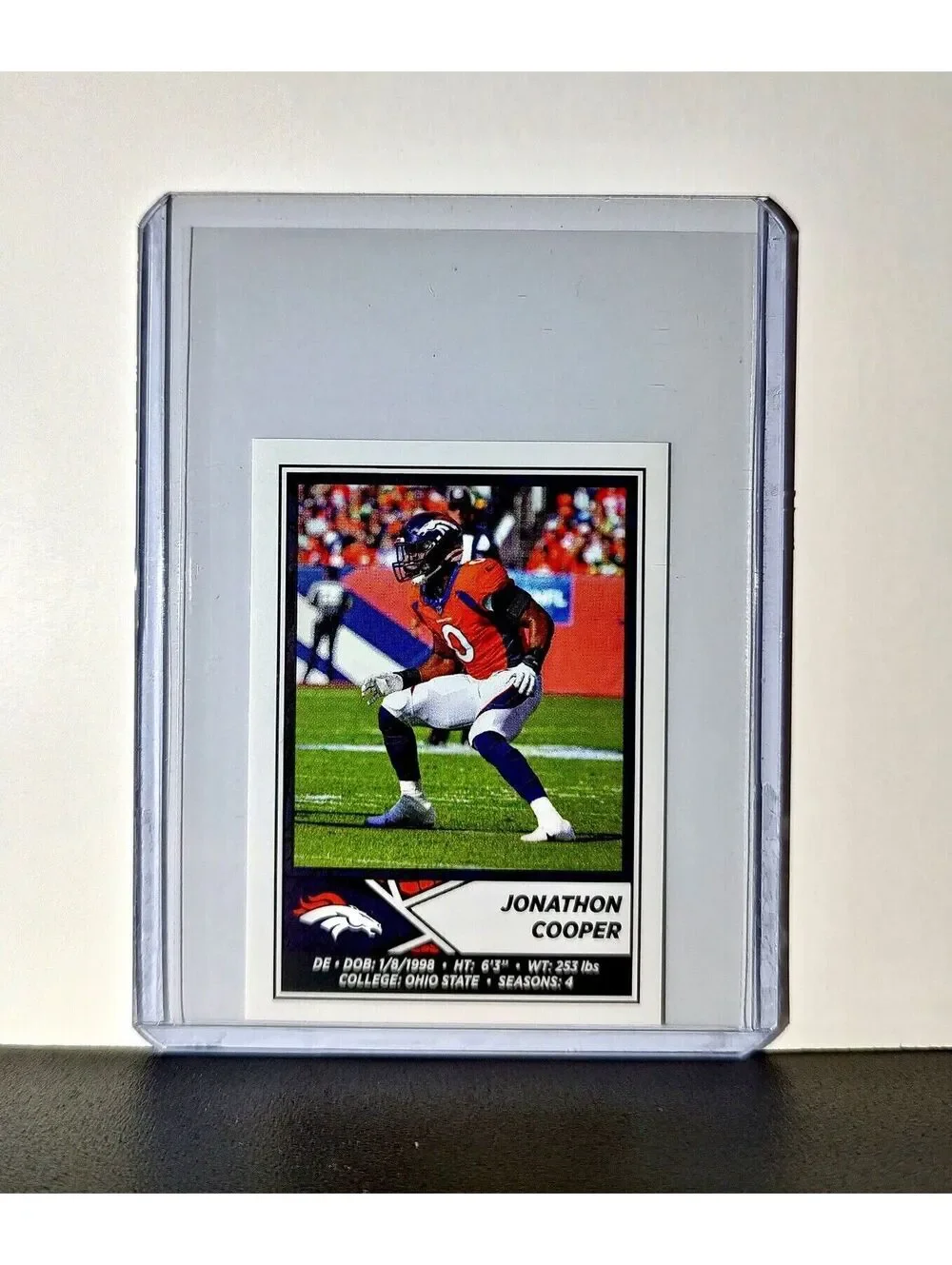 Jonathon Cooper 2024 Panini NFL Sticker #242 Denver Broncos